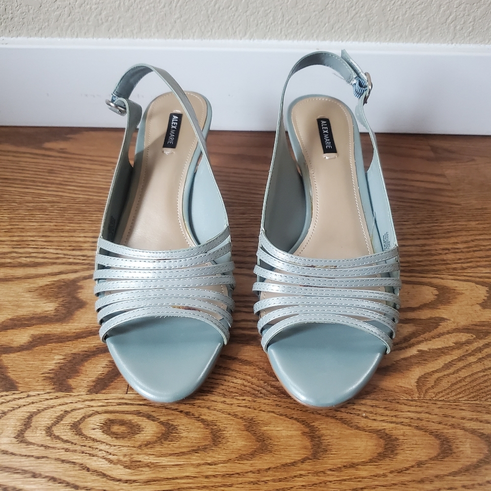 Alex Marie Slingback Leather Sandals 8M